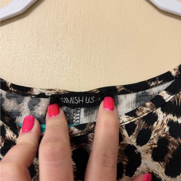 HEIMISH USA Animal Print Sleeveless Top - Picture 3 of 4
